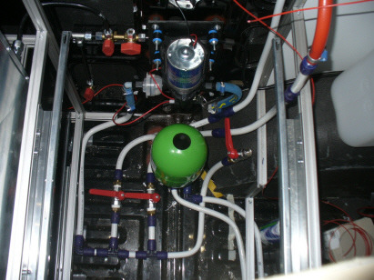 hier sieht man die Wasseranlage