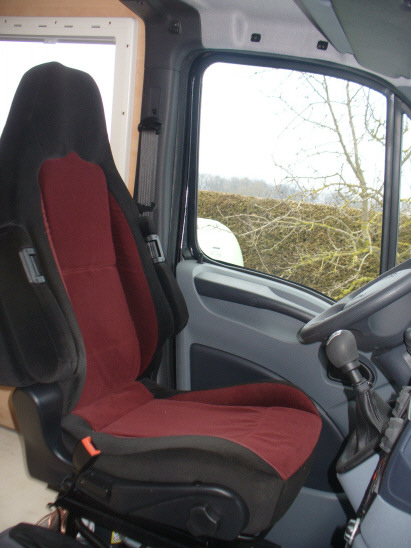 der Fahrersitz