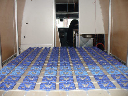 Der Unterbau fr die Matratze